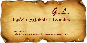 Györgyjakab Lizandra névjegykártya